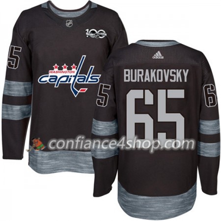 Adidas Maillot de Hockey Washington Capitals Andre Burakovsky 65 1917-2017 100th Anniversary Noir Authentic - Homme